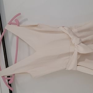 Aritzia Wilfred Cream Jumpsuit